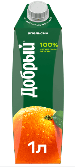 НЕКТАР ДОБРЫЙ 1Л АПЕЛЬСИН