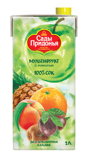 САДЫ ПРИДОНЬЯ 2Л СОК МУЛЬТИФРУКТОВЫЙ С МЯКОТЬЮ Д/П