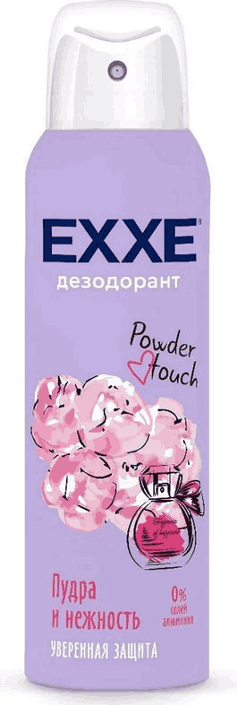 ДЕЗОДОРАНТ EXXE 150МЛ ПУДРА И НЕЖНОСТЬ ЖЕН СПРЕЙ