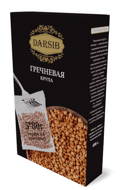 КРУПА ГРЕЧНЕВАЯ ДАРСИБ 400Г 5*80Г ЯДРИЦА ТВ/УП
