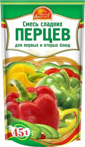 ПРИПРАВА ВИТЭКС СМЕСЬ СЛАДКИХ ПЕРЦЕВ 45Г ДОЙПАК