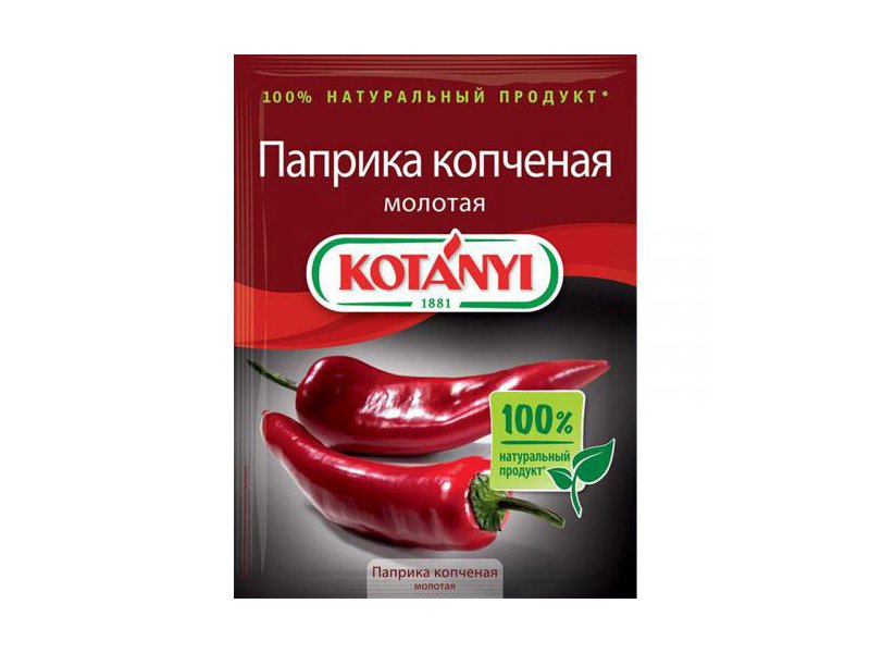 ПРИПРАВА KOTANYI 25Г ПАПРИКА КОПЧЕНАЯ МОЛОТАЯ