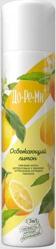 ОСВЕЖИТЕЛЬ ВОЗДУХА ДО-РЕ-МИ АКВА ПЛЮС 330МЛ ЛИМОН